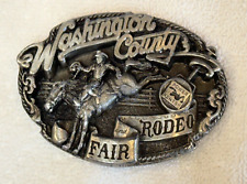 VTG Siskiyou Washington County Fair & Rodeo  Limited Edition #248 Belt Buckle picture