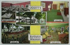 Burlington Wisconsin~Brown Lake~Liggett's Marine Bar & Lounge~Guest room~c1950 picture