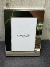 Christofle Varnished Silver Plated Fidelio Picture Frame Size 4