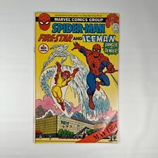 Amazing Spider-Man Fire-Star and Iceman #1 Marvel Comic 1983 Denver Post Scarce picture