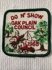 Vintage 1968 Oak Plain Council Boy Scout 