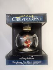 2005 Christmas Eve Holiday Radiance Illuminated Glass Ornament picture
