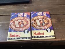 Two (2) Rare 1938 Shefford Cheese Recipe Booklets picture