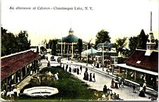 Postcard 1908 Afternoon at Celoron, Amusement Park, Chautauqua Lake, New York picture