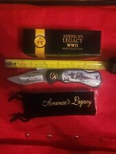 America's Legacy WW2 Knife Battle Of The Bulge Pkg Included Unused picture