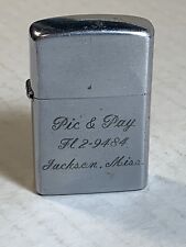 Vintage Jackson Forest Mississippi Pic and Pay Cigarette Lighter c. 1960 RARE picture
