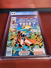 What If? #10 1978 Newsstand Edition 1st Jane Foster as Thor CGC 9.0 GRADED picture