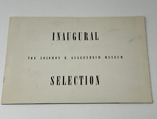 1959 The Solomon R Guggenheim Museum Inaugural Selection NYC Booklet Brochure picture