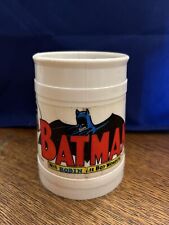 Vintage Batman & Robin Plastic Drink Cup 1966 Old Comic Book Toy picture