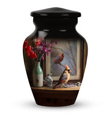 Design Cardinal Bird Small Cremation Urn for Ashes,Female,Male picture