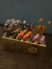 1994 Vintage Noahs Ark Arc Beginners Bible Figurines Lot Of 10 Animals picture