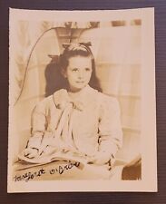 SCARCE MARGARET O'BRIEN SIGNED VERY YOUNG CHILD ACTRESS VINTAGE AUTOGRAPH BOX picture