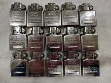 (100) Zippo Chrome Lighter Inserts New Never struck Lot Of (100) Vintage 2012 picture