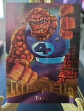 95' MARVEL METAL CARD #42 THING picture