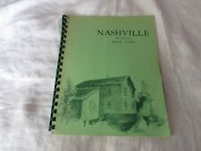 Vintage 100 yr history BOOK Nashville MI 1869-1969 maps statistics facts pics picture