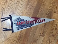 Friday the 13th Camp Crystal Lake 20-Inch Felt Pennant Loot Crate Horror picture