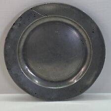 Antique 18th C London English Pewter Plate S. Duncomb Mid to Late 1700s 9.5” picture