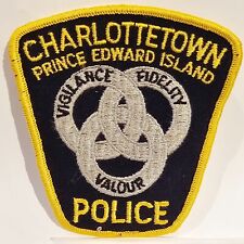 Obsolete Police Badge Patch Charlottetown Prince Edward Island P.E.I. Canada picture