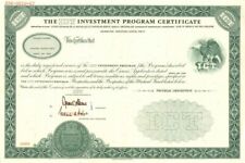 ICT Investment Program Certificate - Specimen Stocks & Bonds picture