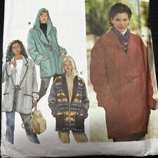 Vintage 1990s Simplicity 9744 Shawl Collar Jackets Sewing Pattern L XL UNCUT picture