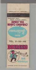 Matchbook Cover - Night Life - Bocaccio Bar & Discotheque Creel, Chihuahua picture