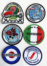 Lambretta Club/GP/Series2 Patches - Embroidered - Iron or sew On picture