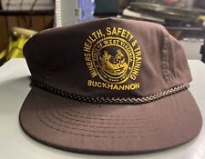 Vintage Miners Health, Saftey & Training Hat 80s picture
