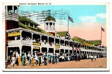 ANTQ Casino, Theatre, Exterior, Street Scene, Hampton Beach, NH Postcard picture