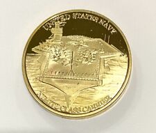 ~NEW CHALLENGE COIN US NAVY NIMITZ CLASS CARRIER PROJECTING AMERICAN POWER picture