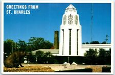 Postcard Saint Charles Municipal Building Fox River Valley Illinois USA picture