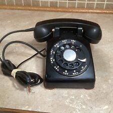 Vintage Western Electric Black Rotary 500 Desk Phone Telephone CANADA picture