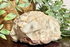 Large Raw Natural Quartz Rock, Milky White with Crystal 742 Grams picture