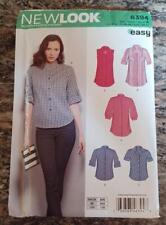 New Look Simplicity 6394A Sewing Pattern Easy Women's Shirts Blouses 8-18 Uncut picture