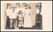 EERIE Children / Spirits Floating in Air WITH NO LEGS Real Photo Postcard RPPC picture