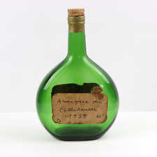 Armagnac du Collectionneur RARE Vintage 1939 French Green Liquor EMPTY Bottle picture