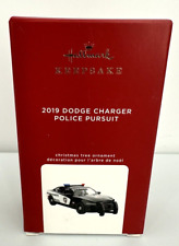 Hallmark Keepsake Ornament 2020 2019 DODGE CHARGER POLICE PURSUIT picture