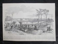 1884 Civil War Print - Battle of Shiloh, Charge & Repulse at the Peach Orchard picture