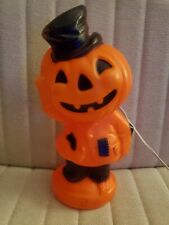 VINTAGE EMPIRE BLOW MOLD JACK-O-LANTERN LIGHTED HALLOWEEN DECORATION 1969 picture