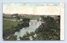 Conococheague Creek River Bridge Arch Williamsport Maryland Postcard VTG MD picture