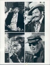 1975 Press Photo Actor William Shatner in Various Roles Costumes picture