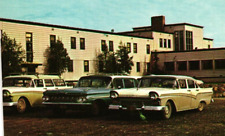 Vintage Postcard - Mount Mckinley Lodge With Antique Cars In The Front Un-Posted picture
