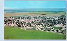 Perham Minnesota MN Postcard Aerial View Big Pine Little Pine Lakes 1960 Vintage picture