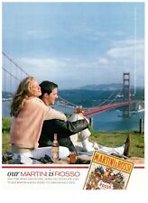 1991 Martini & Rossi Wine Golden Gate Bridge Vintage Print Advertisement picture
