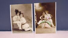 2 Antique Reproduction Tinted Photos  picture