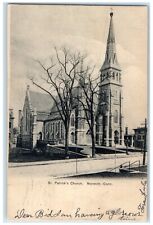1906 Roadside View St Patrick Church Norwich Connecticut Posted Vintage Postcard picture