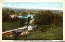 c1915 Killarney Lakes, Irish Hills District, MI, very nice antique card picture