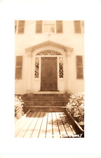 Witherle House Doorway in Castine Maine ME Front Door 1940s RPPC Postcard Photo picture