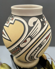 Mata Ortiz Pottery Lazaro Ozuna Silveira Deep Carved Paquime Mexico Art Mexican picture