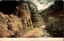 Vintage 1907 Rocky Trail Pass Williams Canyon Colorado Springs CO Postcard picture