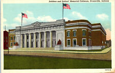 Evansville, Indiana, Soldiers and Sailors Memorial Coliseum - Postcard (A1) picture